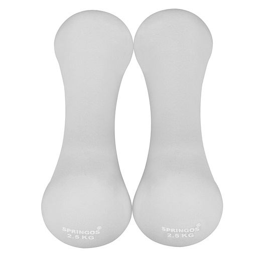 Ciężarki 5kg szare 2x2,5 kg zestaw 2 szt.