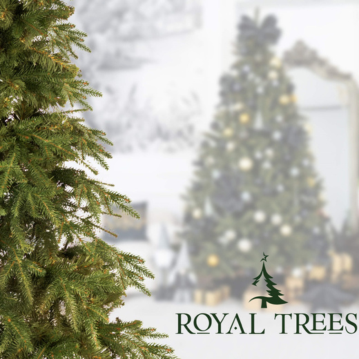 Choinka sztuczna 180 cm świerk himalajski jak żywy PE Royal Trees premium drzewko świąteczne