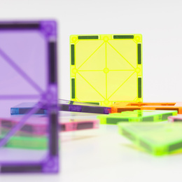 Klocki magnetyczne 3D zestaw 48 szt. klocki konstrukcyjne dla dzieci, kolorowe