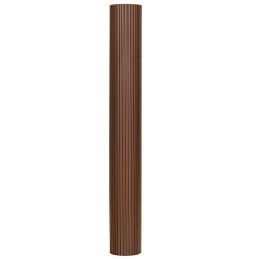 Osłona PVC maskująca na balkon, taras, ogrodzenie 500x140 cm brązowa