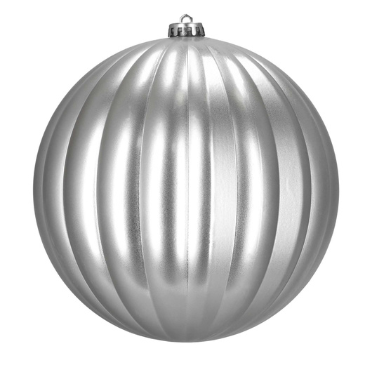 Bombki choinkowe 3 szt. duże ozdoby świąteczne 20,5 cm brokat srebrne