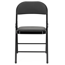 Krzesło cateringowe składane bankietowe, turystyczne do ogrodu czarne