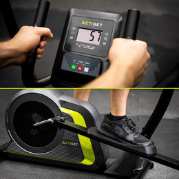 Trenażer eliptyczny do ćwiczeń, orbitrek magnetyczny do treningu cardio, fitness