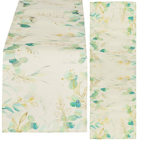 Bieżnik na stół świąteczny 180x32cm obrus świąteczny lniany