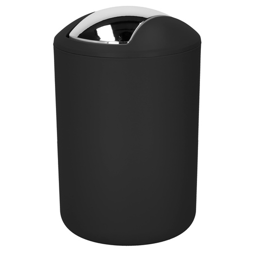 Zestaw łazienkowy 6w1 akcesoria do wc łazienki loft szczotka kubki kosz dozownik czarny