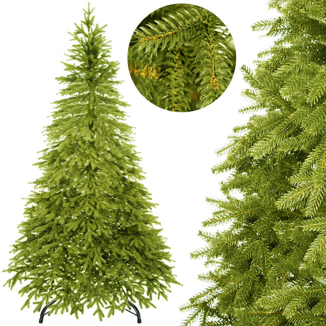 Choinka sztuczna 220 cm premium świerk PE