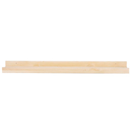 Półka ścienna na przyprawy, książki 80 cm zestaw 2 szt. półki wiszące brązowe