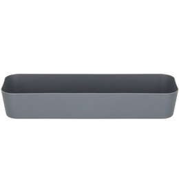 Pojemnik do szuflady 26x9cm wielofunkcyjny wkład, organizer szary