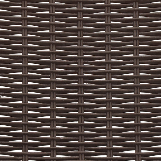 Meble ogrodowe na taras krzesła metalowe 6 szt. stół prostokątny 120 x 70 cm czarno-brązowy