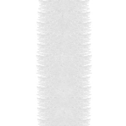 Łańcuch na choinkę 6m biały, girlanda choinkowa, średnica 7cm