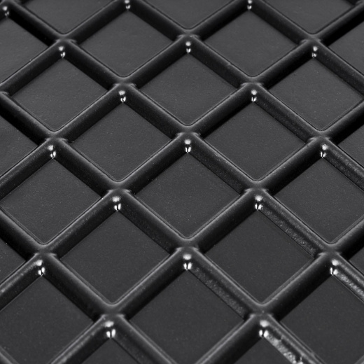 Wielodoniczka z tacką 54x28 cm minidoniczki do wysiewu 66szt. rozsadnik, czarny