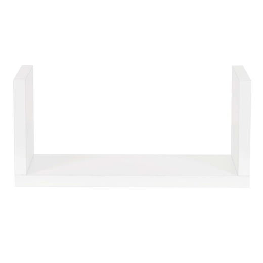 Półki ścienne 3 szt. na przyprawy, książki półki wiszące nowoczesne białe