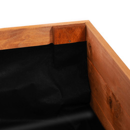 Skrzynia na warzywa drewniana 140x84x26,5 cm wysoki warzywniak zielnik impregnowany