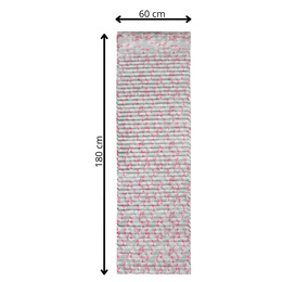 Mata plażowa z poduszką 180x60 cm flamingi, szara