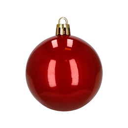Bombki choinkowe 40 szt. zestaw dekoracji świątecznych, nietłukące, czerwone