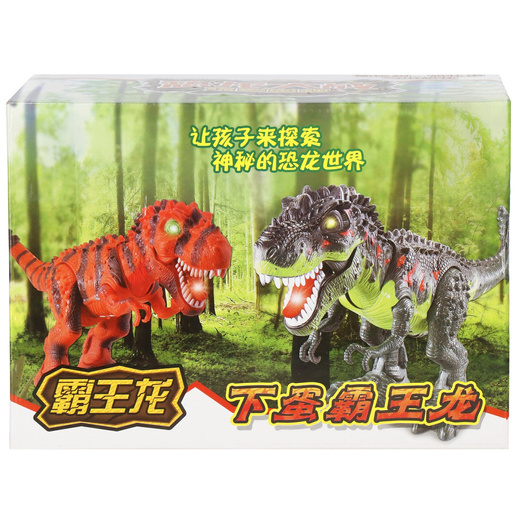 Figurki dinozaurów zestaw dinozaur T-rex świeci znosi jaja