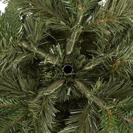 Choinka sztuczna na pniu 180 cm świerk naturalny ze stojakiem nowoczesny