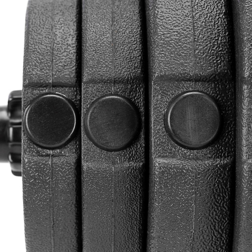 Hantel do ćwiczeń 20 kg hantla regulowana zestaw obciążeń 2x10 kg gryf do treningu siłowego