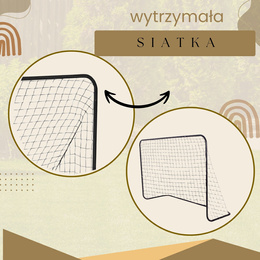 Bramka treningowa do piłki nożnej 183x122x61 cm zestaw 2 szt. przenośne