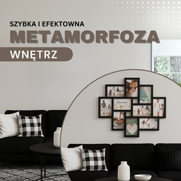 Ramka na zdjęcia 10 zdjęć multiramka 10x15 czarna