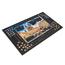 Mata do układania puzzli, zwijana 114x67 cm plansza, podkładka na 1500 puzzli