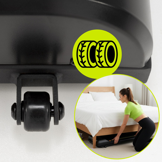 Bieżania elektryczna, domowa 12 km/h z pilotem i aplikacją na telefon treningowa, składana