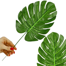 Sztuczna monstera liście 6 szt. dekoracja roślinna zielona