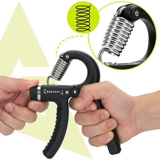 Zestaw do ćwiczeń dłoni i palców z akcesoriami, ściskacz do rąk 10-40 kg