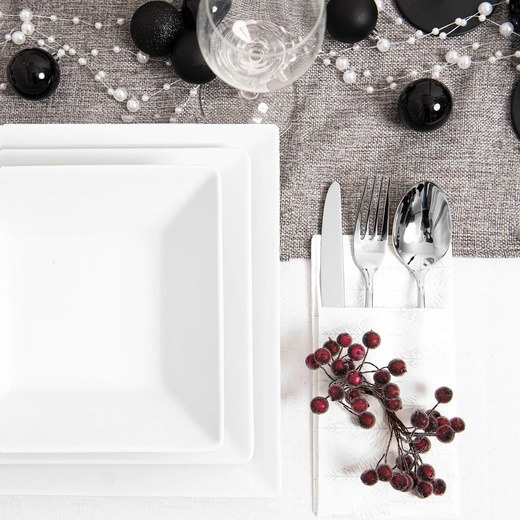 Bombki choinkowe 20 szt. ozdoby świąteczne zestaw 5 cm czarny