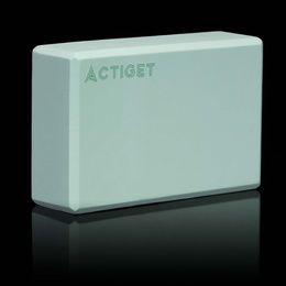 Kostka do jogi piankowa EVA 23x15x7,5 cm klocek blok do ćwiczeń pilates stretching miętowy