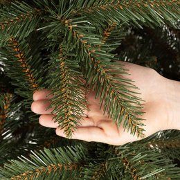 Choinka sztuczna 120 cm Premium Royal Trees świerk kaukaski jak żywy z drewnianym stojakiem