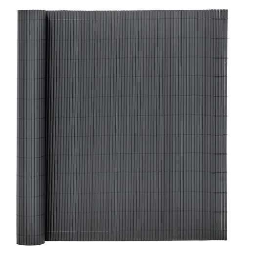Osłona PVC maskująca na balkon, taras, ogrodzenie 500x160 cm ciemnoszara