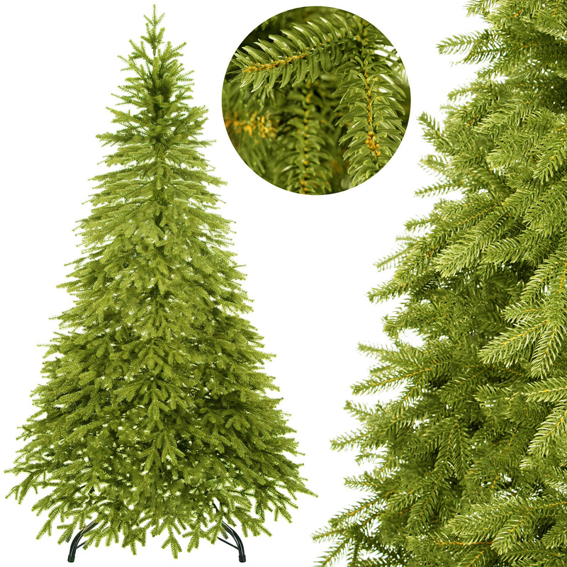 Choinka sztuczna 220 cm premium świerk PE