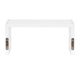 Półki ścienne 3 szt. na przyprawy, książki półki wiszące nowoczesne białe