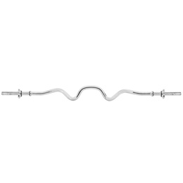Gryf mocno łamany 120 cm sztanga ze stali chromowanej 2 zaciski 25 mm