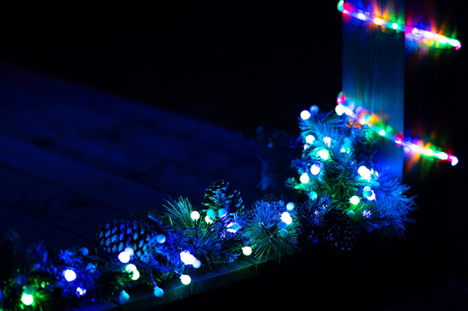Lampki choinkowe 200 Led kuleczki multikolor z programatorem