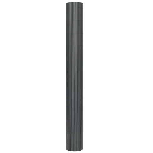 Osłona PVC maskująca na balkon, taras, ogrodzenie 500x160 cm ciemnoszara