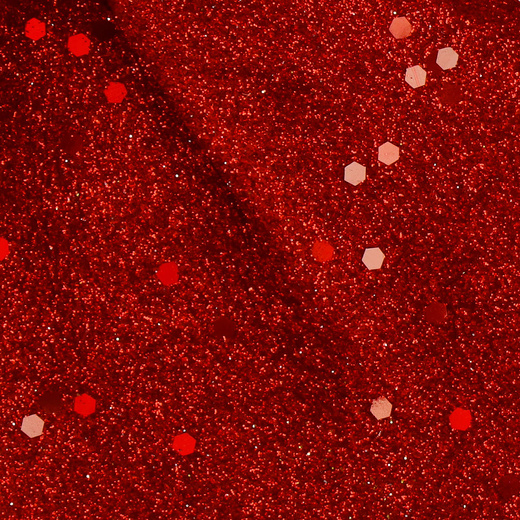 Kokardka świąteczna na choinkę 20 cm brokatowa zawieszka choinkowa czerwona