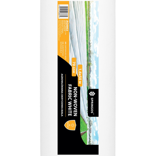 Agrowłóknina zimowa 70g/m2 otulina gruba 50x1,6m biała
