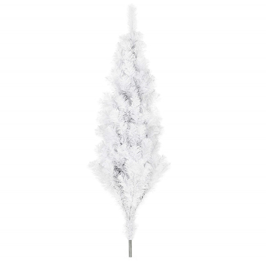 Choinka sztuczna 150 cm jodła biała nowoczesna jak żywa, ze stojakiem