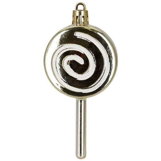 Bombki choinkowe 40 szt. ozdoby kule, lizaki, szyszki, laski cukrowe nietłukące złote