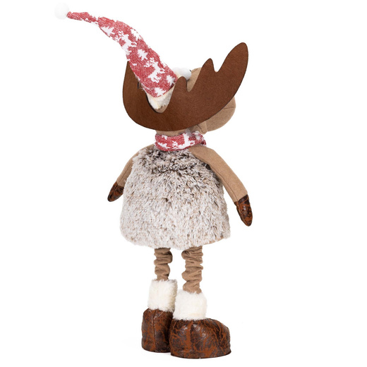 Świąteczny renifer 54-70 cm z teleskopowymi nóżkami ozdoba pod choinkę figurka