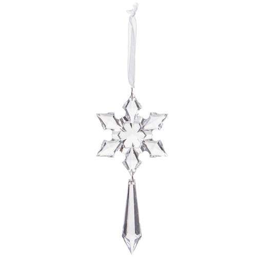 Zawieszki choinkowe kryształki sopelki na choinkę 13 cm ozdoby choinkowe 10 szt.