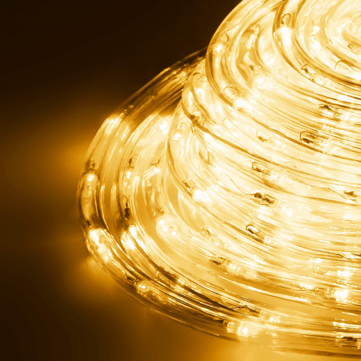Wąż świetlny 240 Led biały ciepły 10m z programatorem IP44