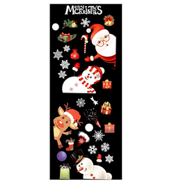 Naklejki świąteczne na okno 30 szt. ozdoby samoprzylepne, multikolor