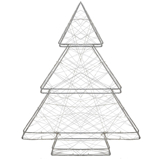 Dekoracja świąteczna 100 LED choinka oświetlenie witraż biały ciepły