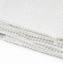 Plandeka 3x4m 100g/m2 gruba płachta ochronna biała, transparentna