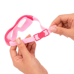 Okulary do pływania dla dzieci na basen okularki pływackie anti-fog gogle z etui, zatyczkami