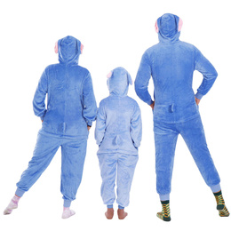 Piżama kigurumi Stitch kombinezon jednoczęściowy dziecięcy rozmiar 120-130 cm