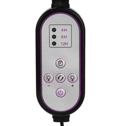 Lampa do doświetlania roślin LED do wzrostu uprawy 4 panele z timerem i pilotem, usb